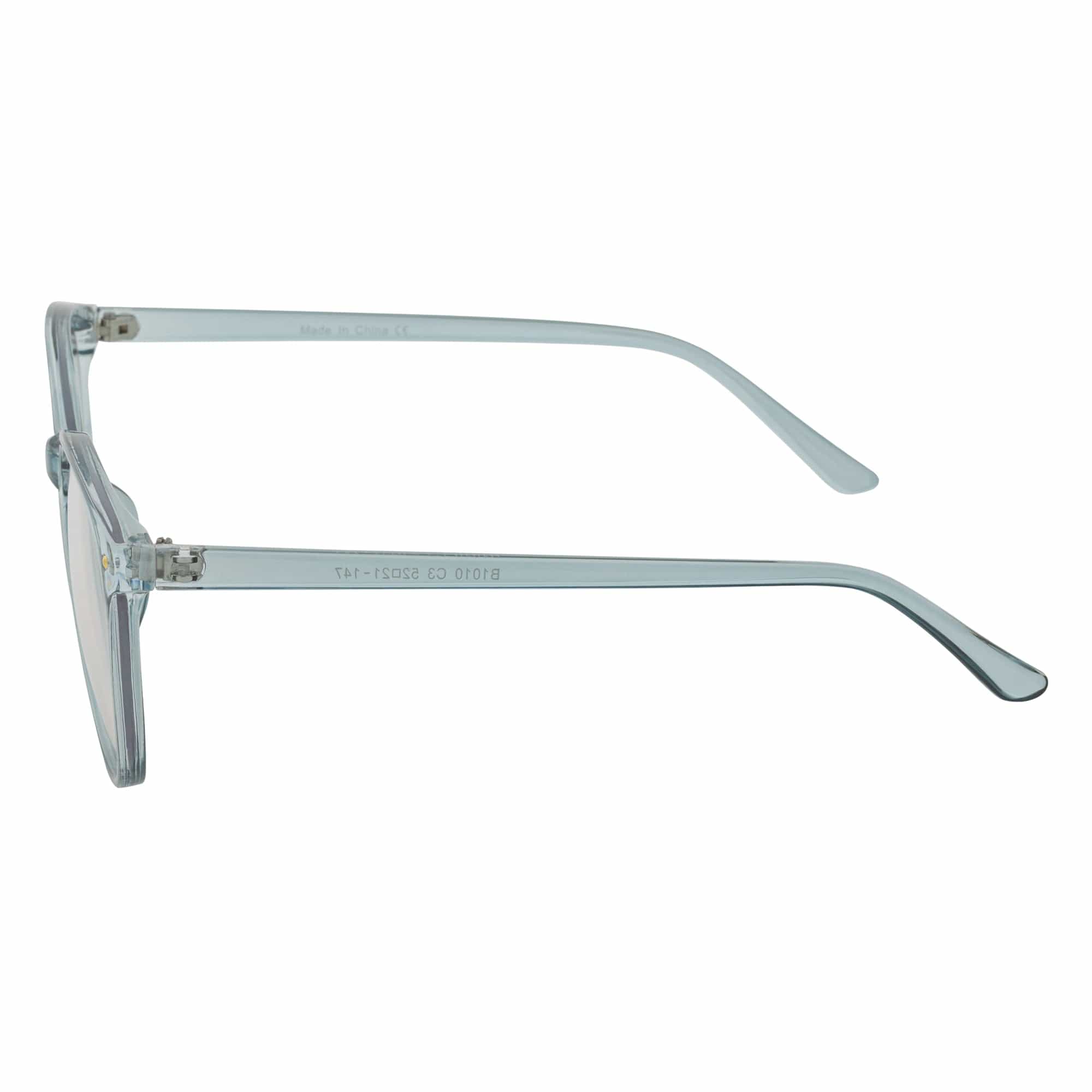 ARBUS - Round Horn Rimmed Blue Light Glasses Clear Green Clear Lens