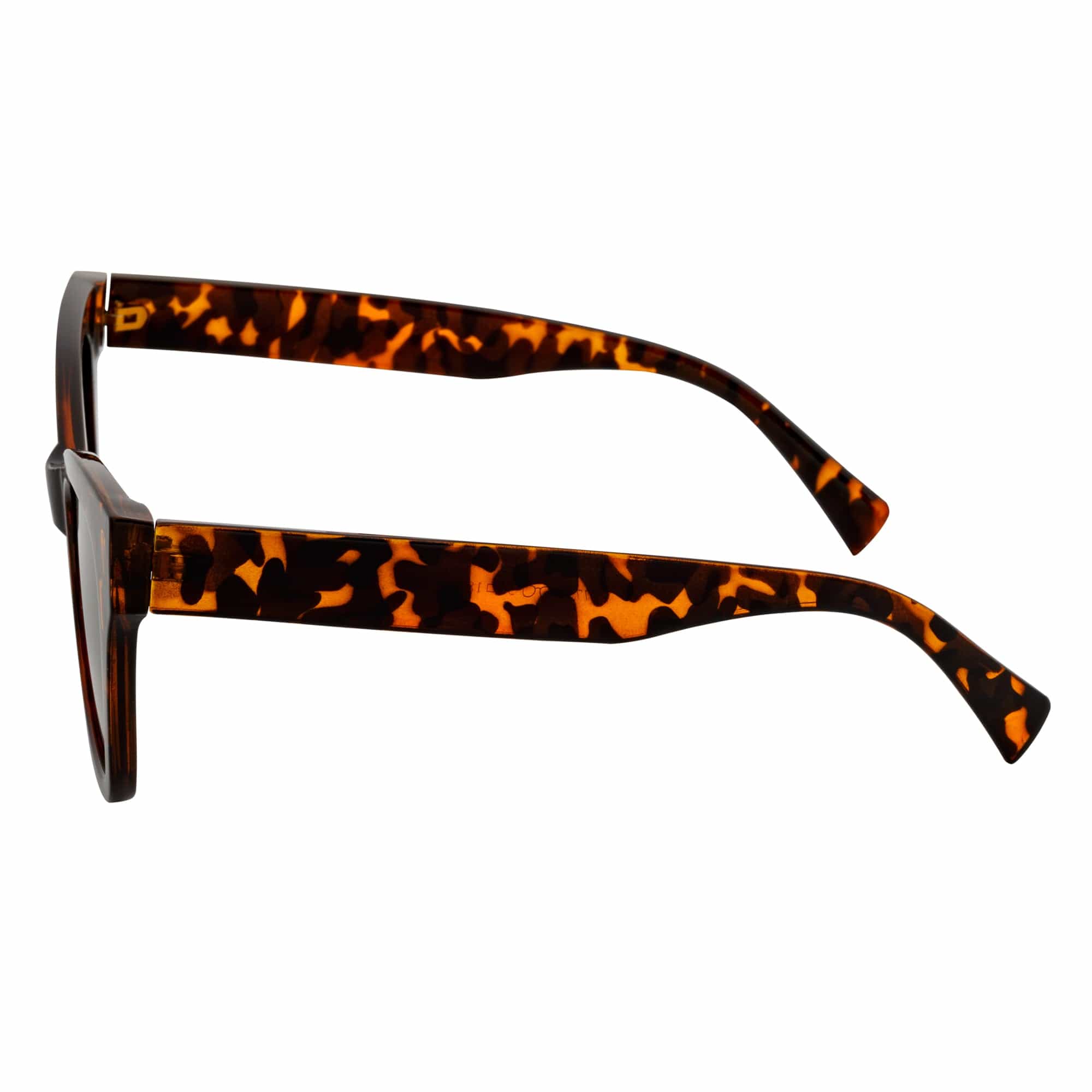 AUDREY - Womens Oversize Mid Century Modern Cat Eye Sunglasses Tortoise Green