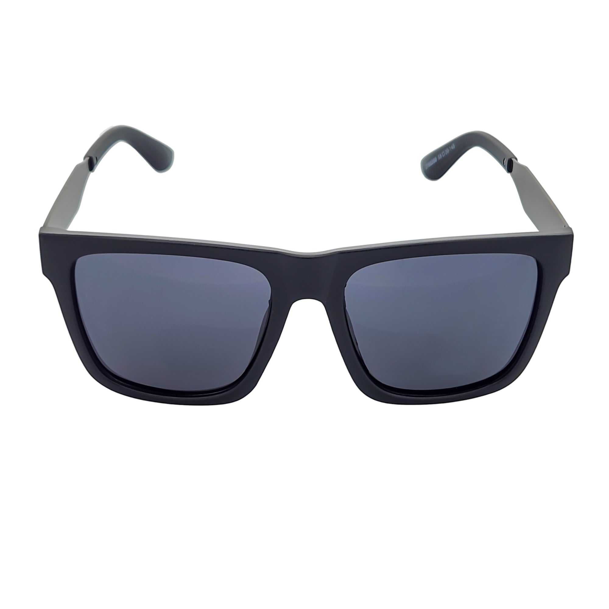 KODA - Polarized Oversize Square Matte Black Sunglasses Dark Smoke Lens