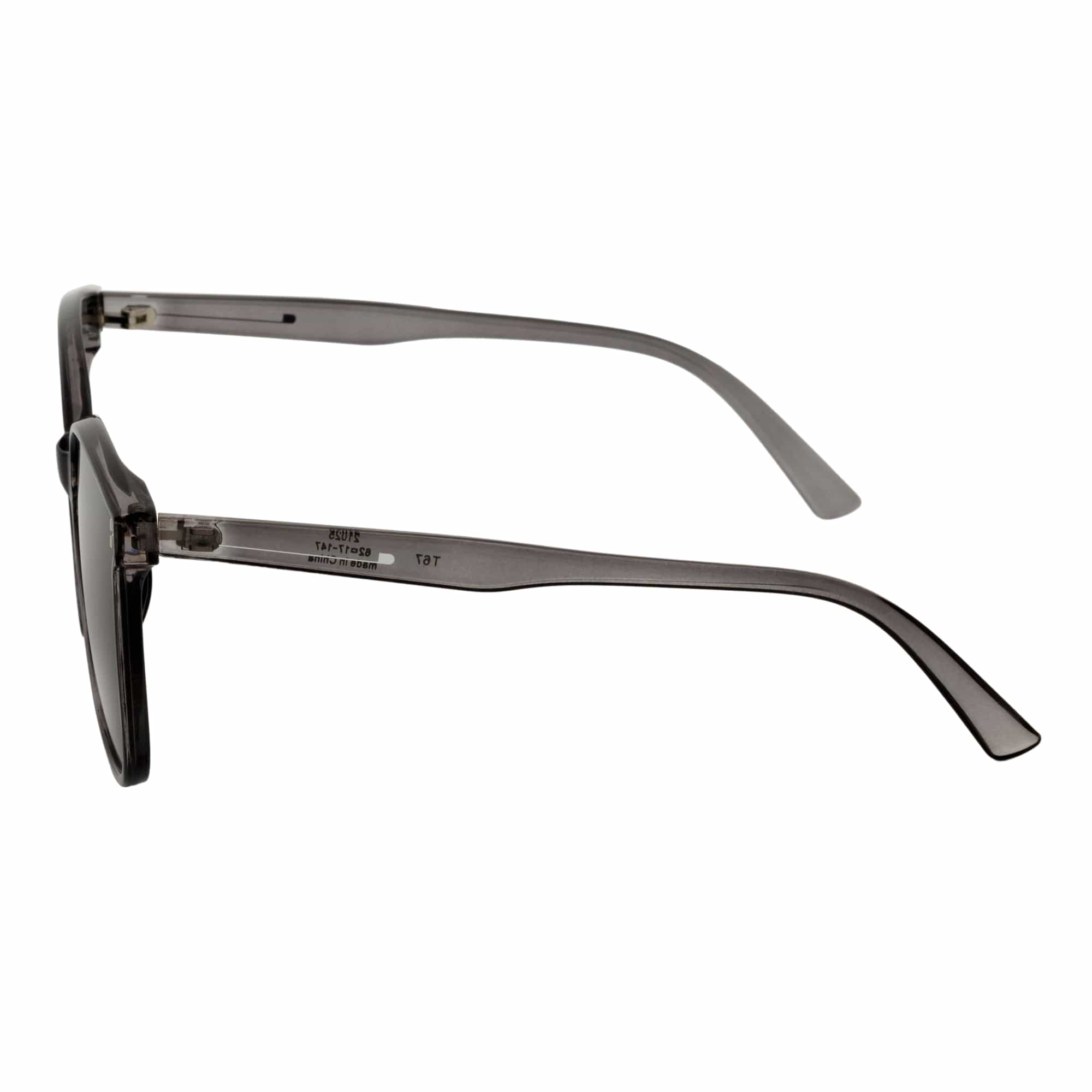 KARA - Polarized Womens Oversize Square Cat Eye Sunglasses Clear Gray Smoke