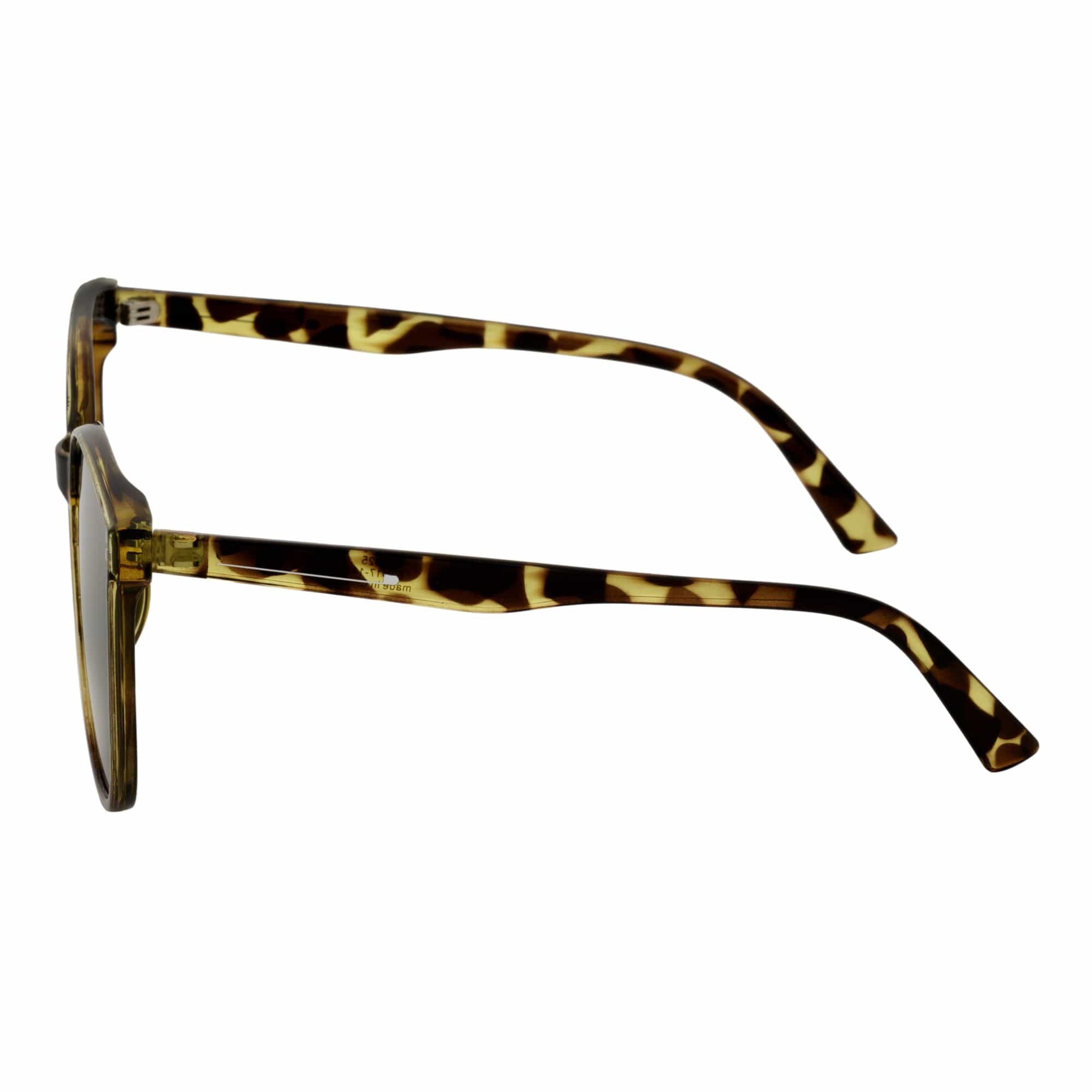 KARA - Polarized Womens Oversize Cat Eye Sunglasses Green Tortoise Smoke