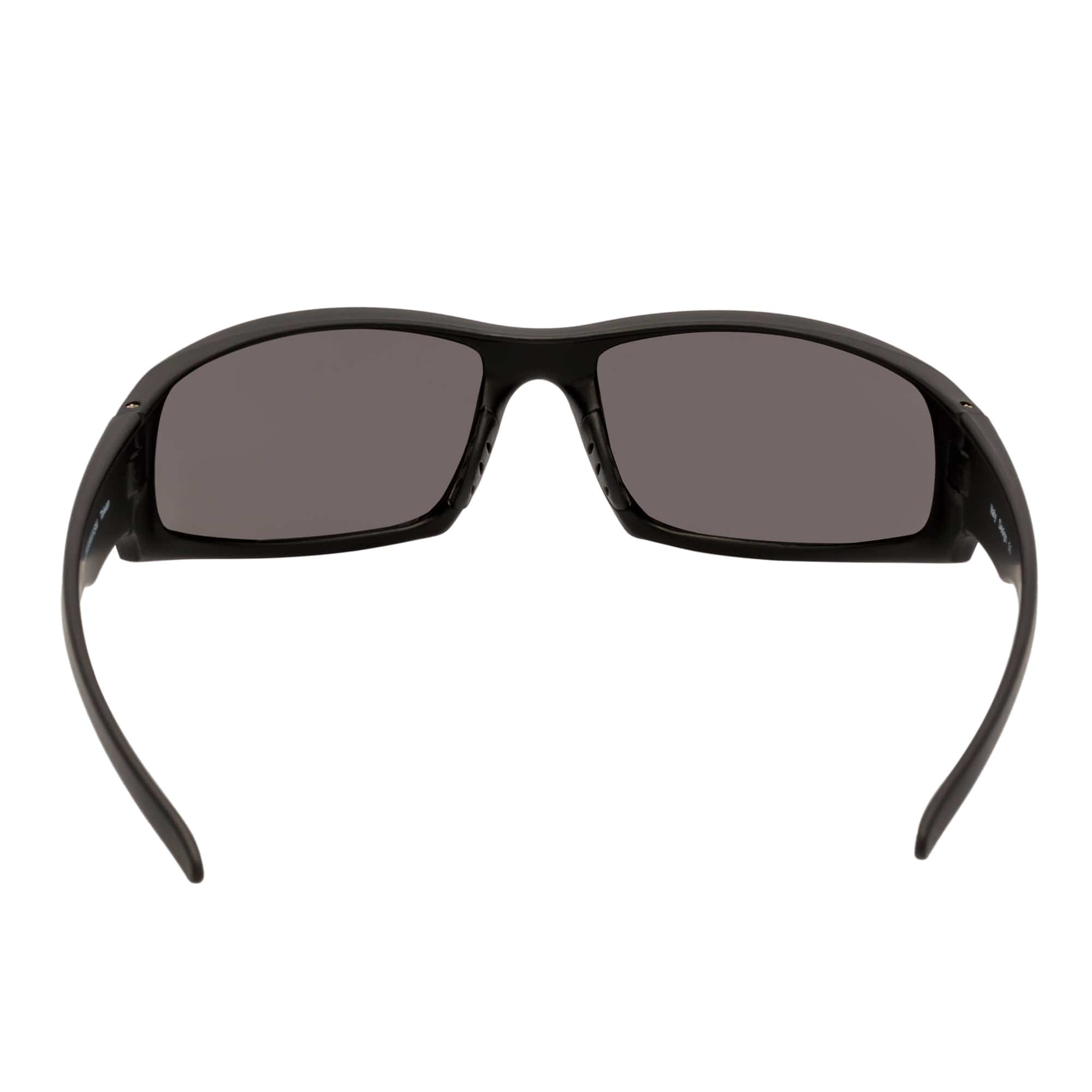 KASTOR - Modern Rectangle Sports Wraparound Sunglasses Matte Black Smoke
