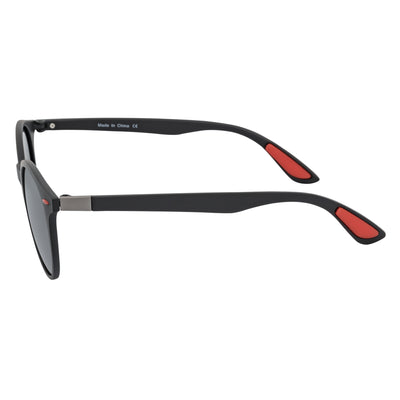 RAYSPORT - Polarized P3 Round Sunglasses Textured Matte Black Smoke Lens