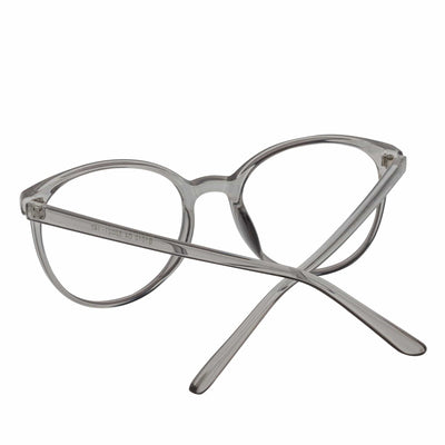 ARBUS - Round Horn Rimmed Blue Light Glasses Clear Gray Clear Lens