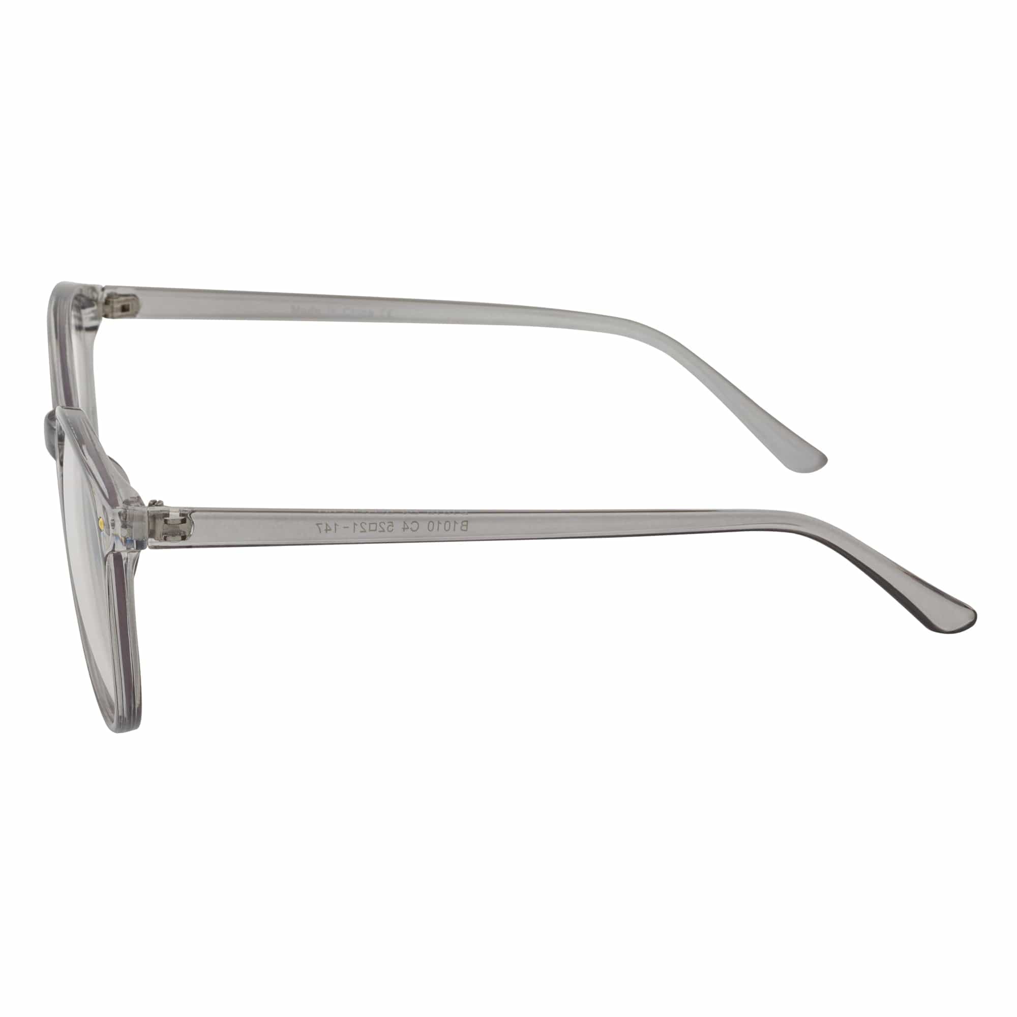 ARBUS - Round Horn Rimmed Blue Light Glasses Clear Gray Clear Lens