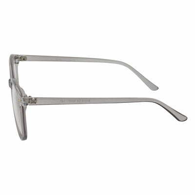 ARBUS - Round Horn Rimmed Blue Light Glasses Clear Gray Clear Lens