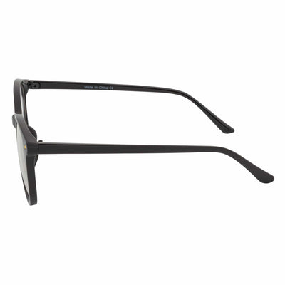 ARBUS - Round Horn Rimmed Blue Light Glasses Shiny Black Clear Lens