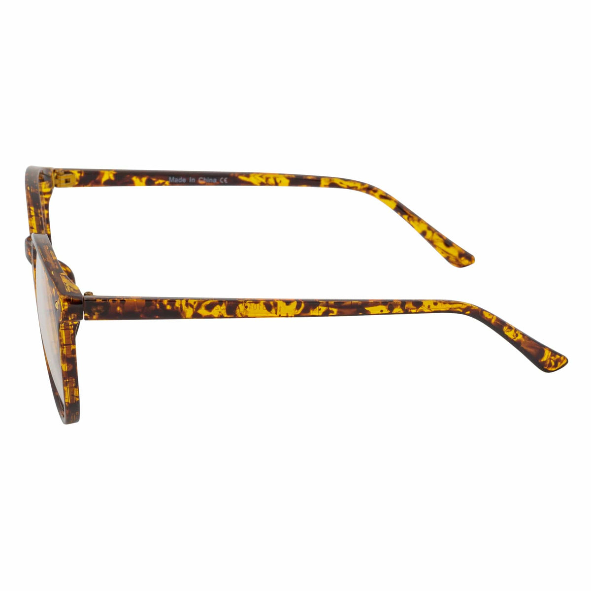 ARBUS - Round Horn Rimmed Blue Light Glasses Tortoise Shell Clear Lens