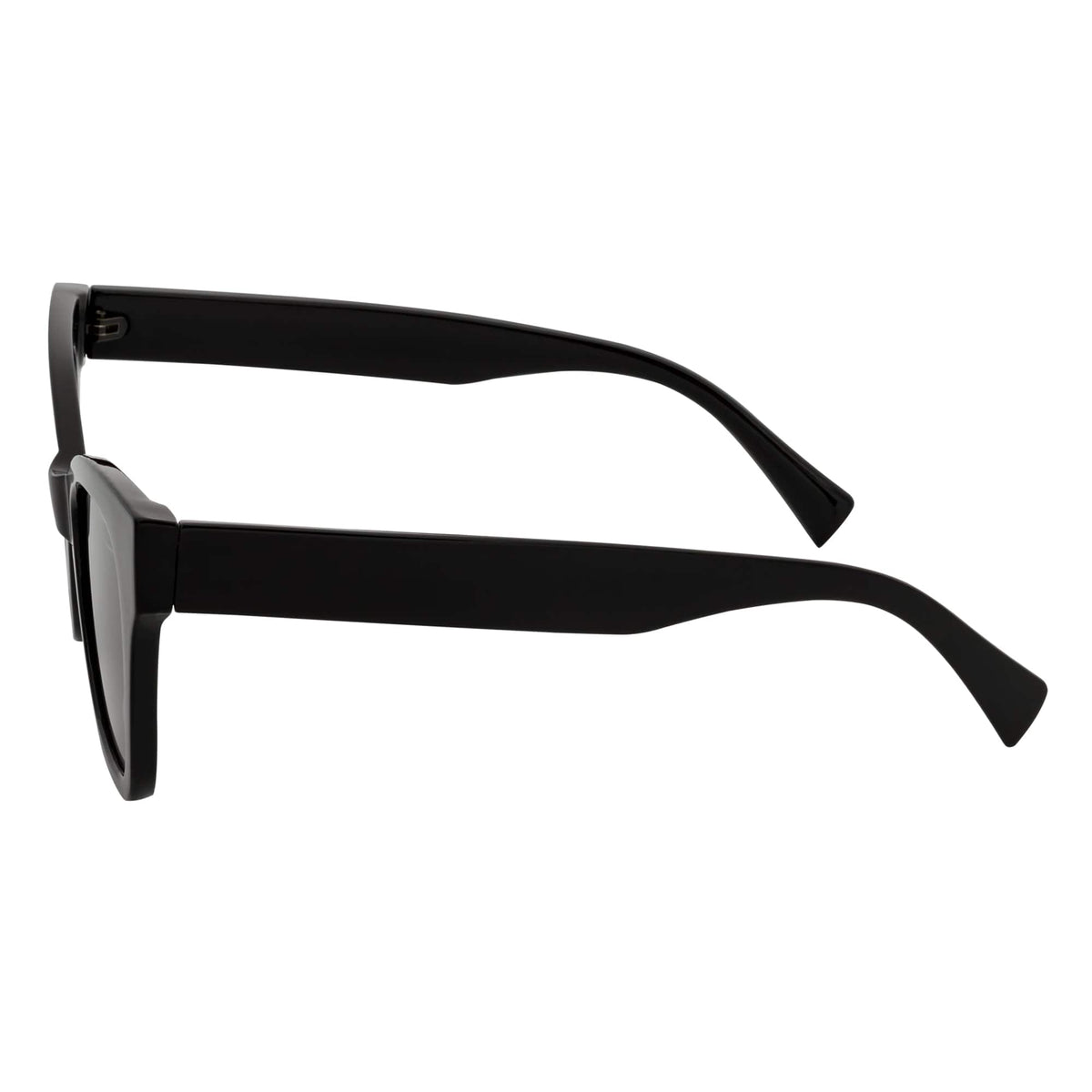 AUDREY - Womens Oversize Mid Century Modern Cat Eye Sunglasses Black Smoke - MorspecsM1100 - 1