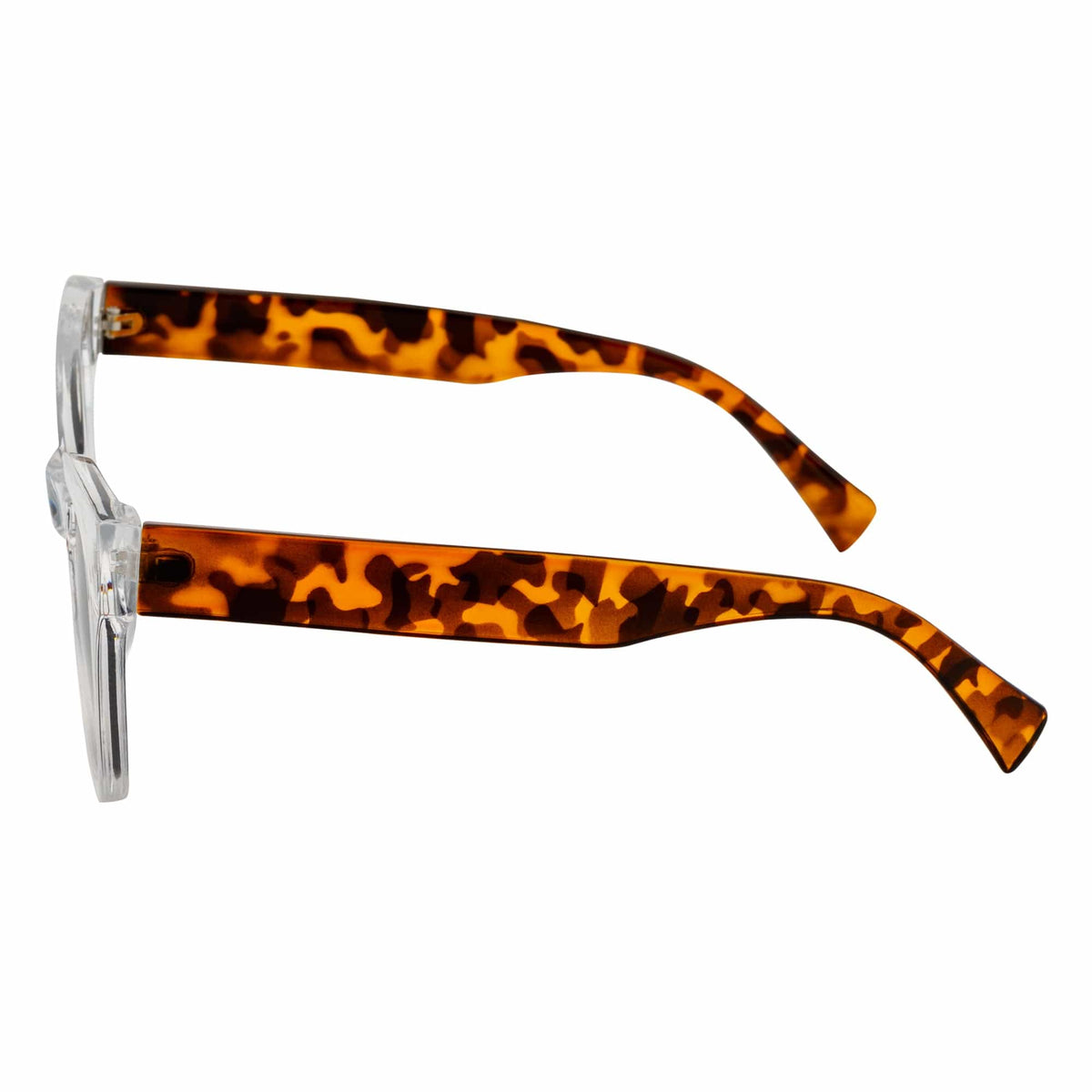 AUDREY - Womens Oversize Mid Century Modern Cat Eye Sunglasses Clear Tortoise - MorspecsM1100 - 5