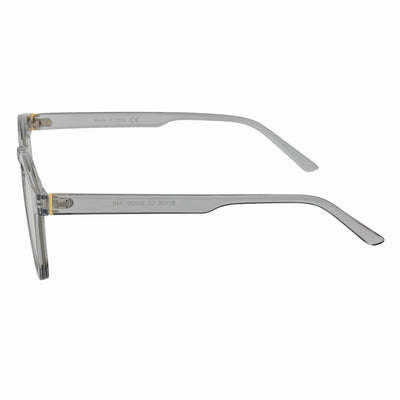 DENMARK - Square Horn Rimmed Blue Light Glasses Clear Gray Clear Lens