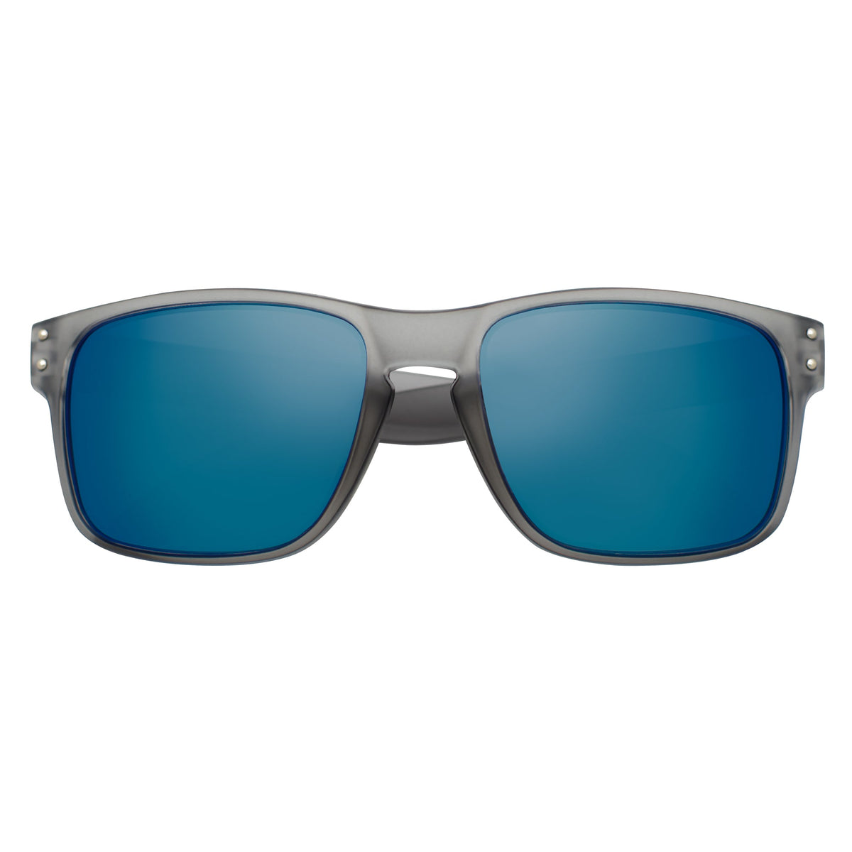 HALLBROOK - Polarized Modern Sports Sunglasses Frost Gray Blue Mirror