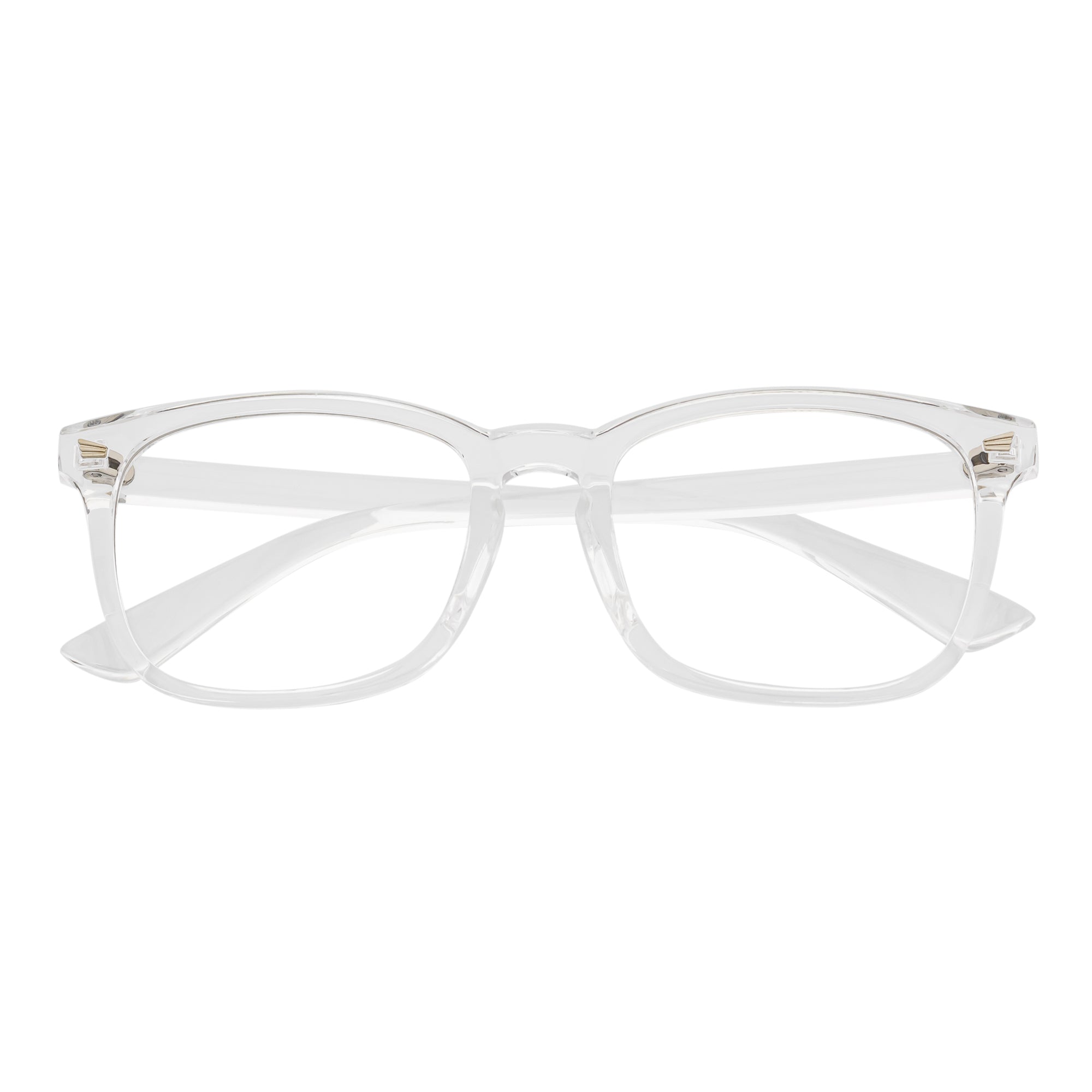 HARPER - Classic Horn Rimmed Blue Light Glasses Clear Clear Lens