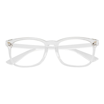 HARPER - Classic Horn Rimmed Blue Light Glasses Clear Clear Lens