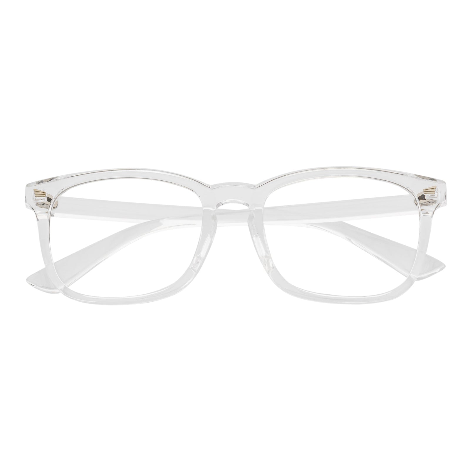 HARPER - Classic Horn Rimmed Blue Light Glasses Clear Clear Lens