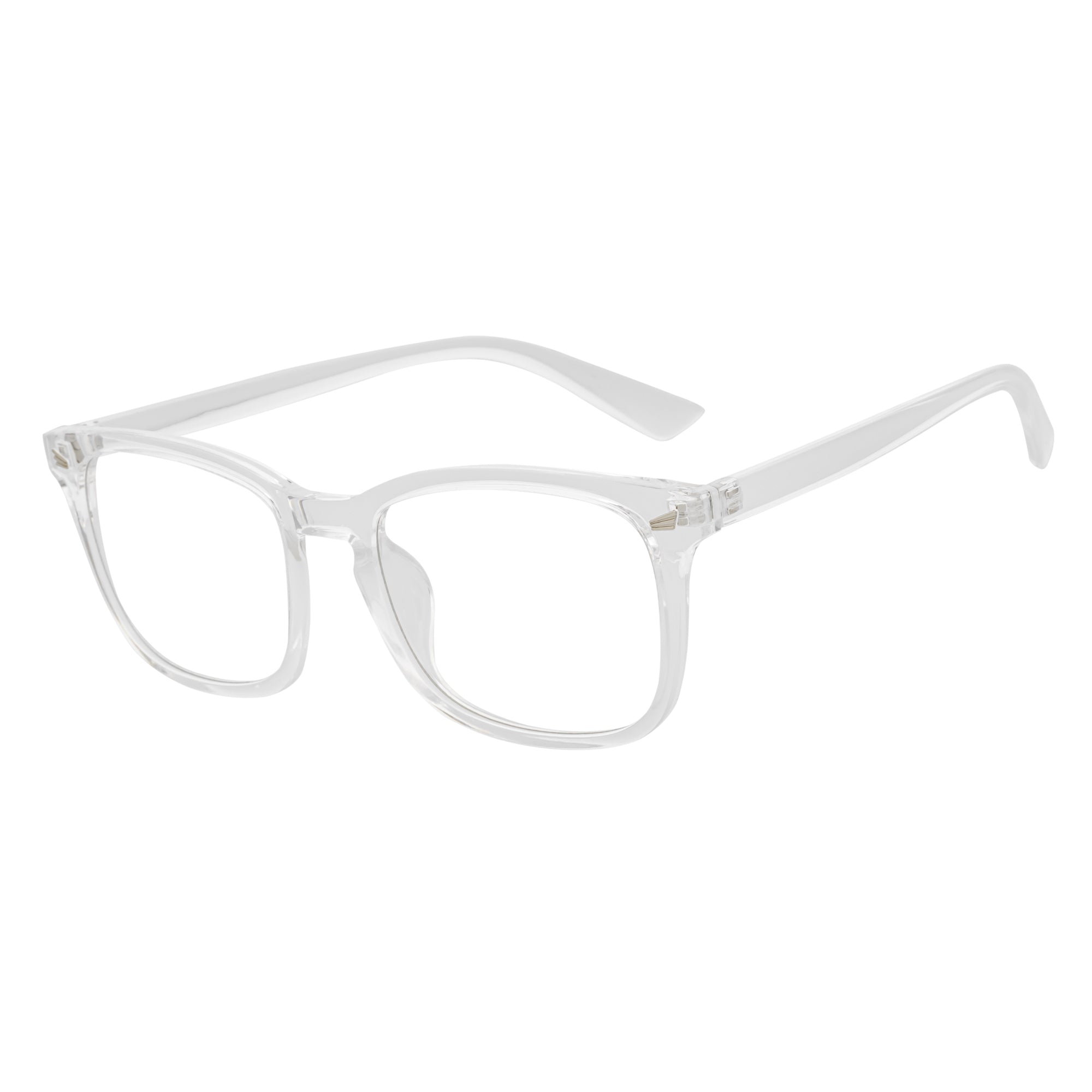 HARPER - Classic Horn Rimmed Blue Light Glasses Clear Clear Lens
