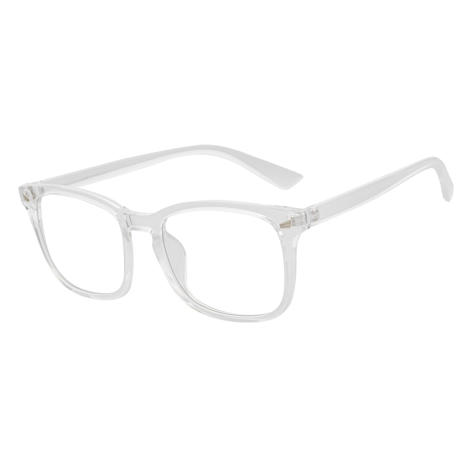 HARPER - Classic Horn Rimmed Blue Light Glasses Clear Clear Lens