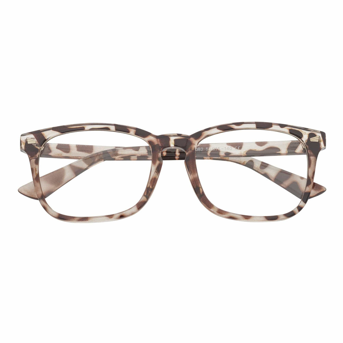 HARPER - Classic Horn Rimmed Blue Light Glasses Tortoise Clear Lens