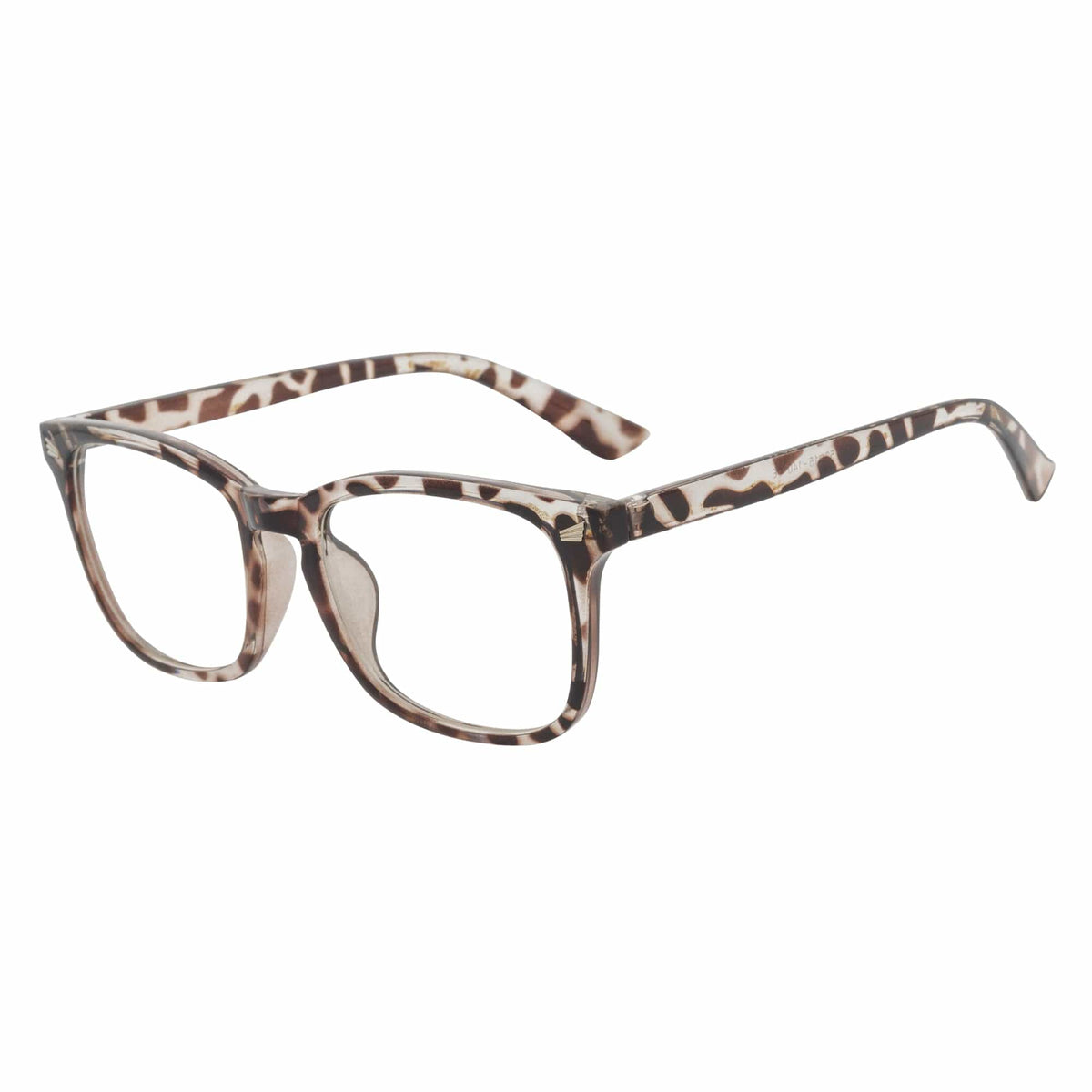 HARPER - Classic Horn Rimmed Blue Light Glasses Tortoise Clear Lens