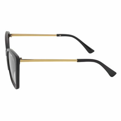 KATE - Oversize Womens Cat Eye Blue Light Glasses Gloss Black Clear Lens