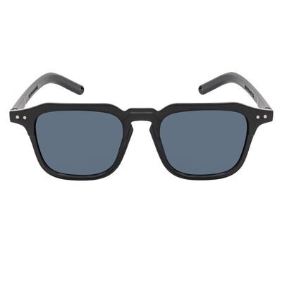 MISSONI - Keyhole Bridge Square Horn Rimmed Black Sunglasses Smoke Lens