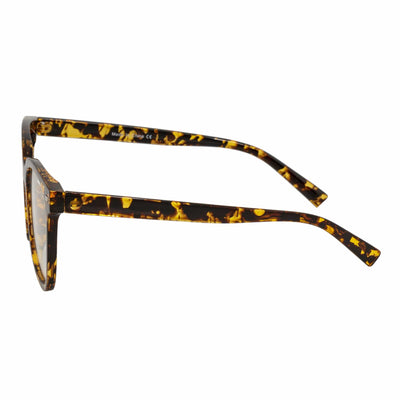 NEWPORT - Oversized Modern Square Glasses Tortoise Shell Clear Lens