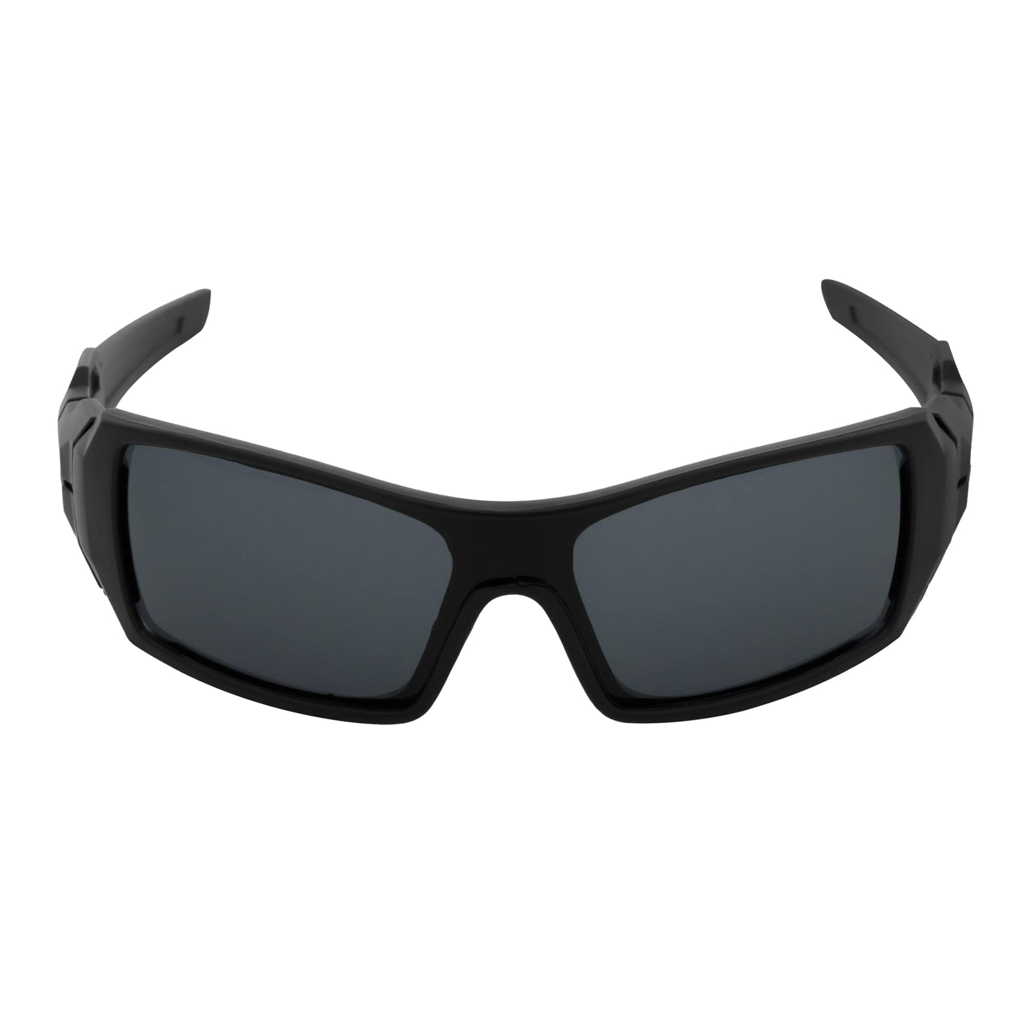 FUEL - Modern Sports Wraparound Single Lens Sunglasses Matte Black Smoke Tint