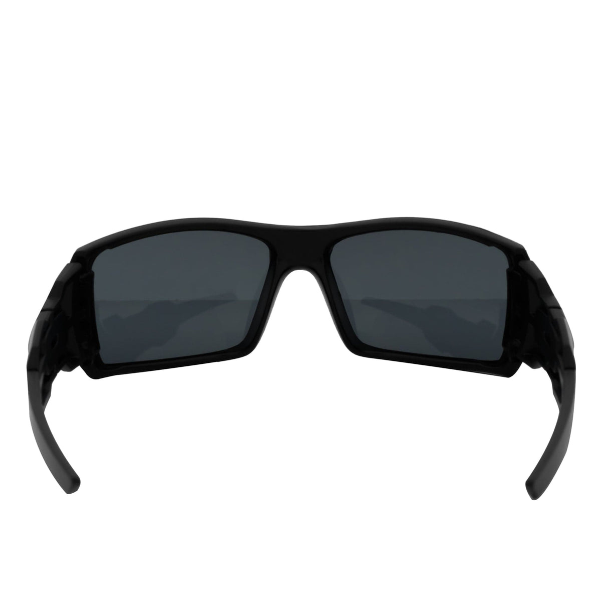 FUEL - Modern Sports Wraparound Single Lens Sunglasses Matte Black Smoke Tint