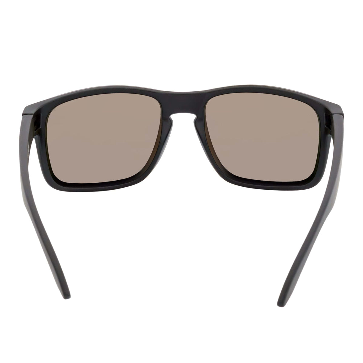 HALLBROOK - Polarized Modern Sports Sunglasses Matte Black Blue Mirror