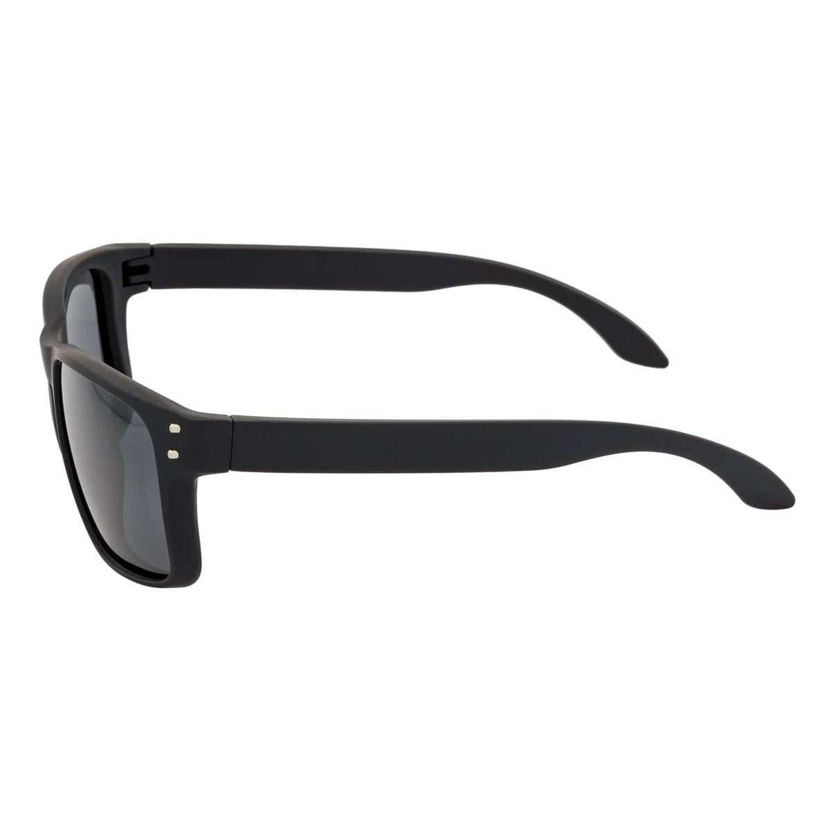 HALLBROOK - Polarized Modern Sports Sunglasses Matte Black Dark Smoke - MorspecsM1004-1