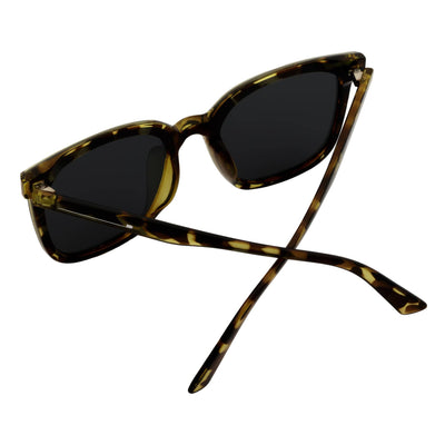 KARA - Polarized Womens Oversize Cat Eye Sunglasses Green Tortoise Smoke