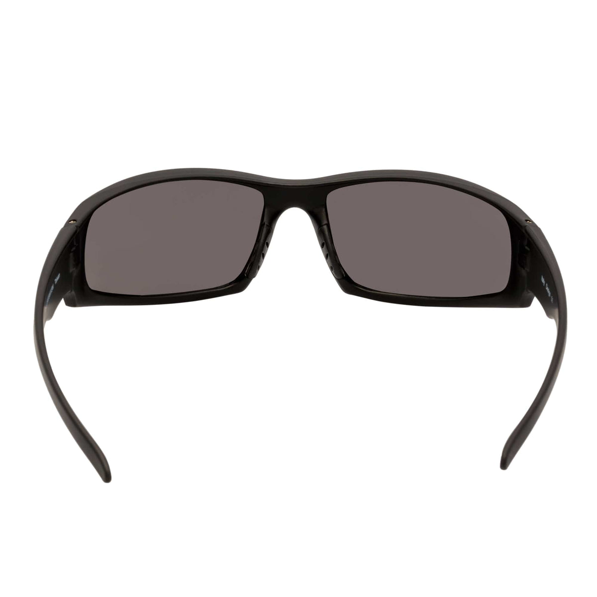 KASTOR - Modern Rectangle Sports Wraparound Sunglasses Matte Black Smoke