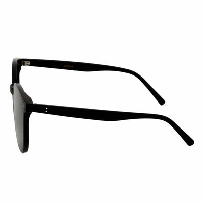 KYLEE - Polarized Womens Oversize 2 Pin Cat Eye Sunglasses Black Smoke