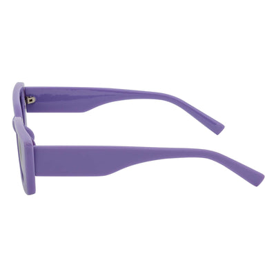 MODCAT - Small Cat Eye Rectangle Sunglasses 90s Fashion Purple Smoke Tint