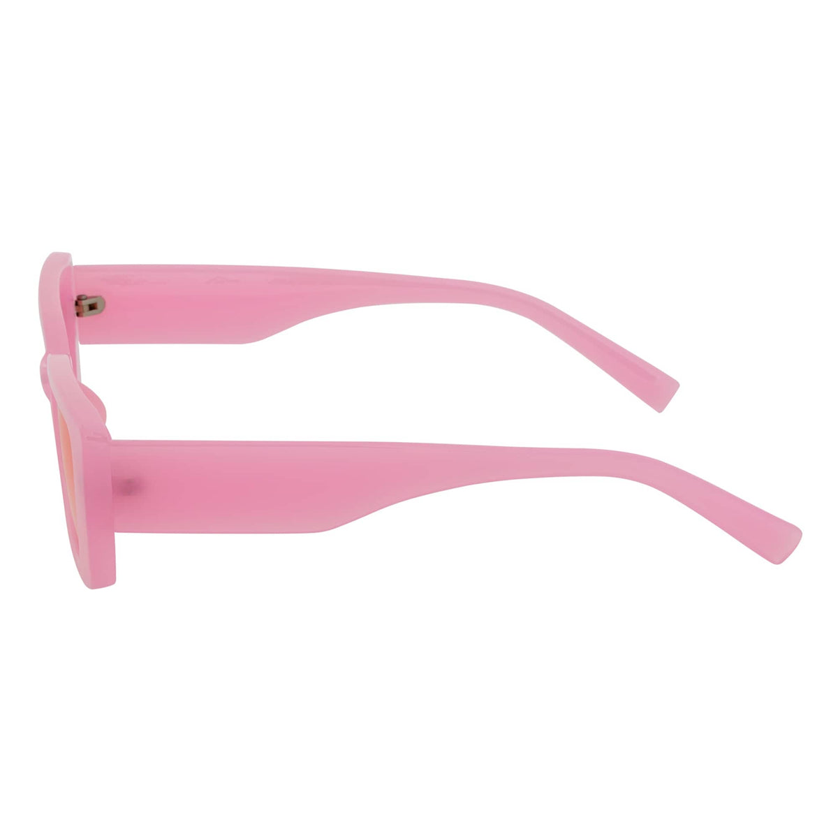 MODCAT - Small Cat Eye Rectangle Sunglasses 90s Pink Frame Pink Lens