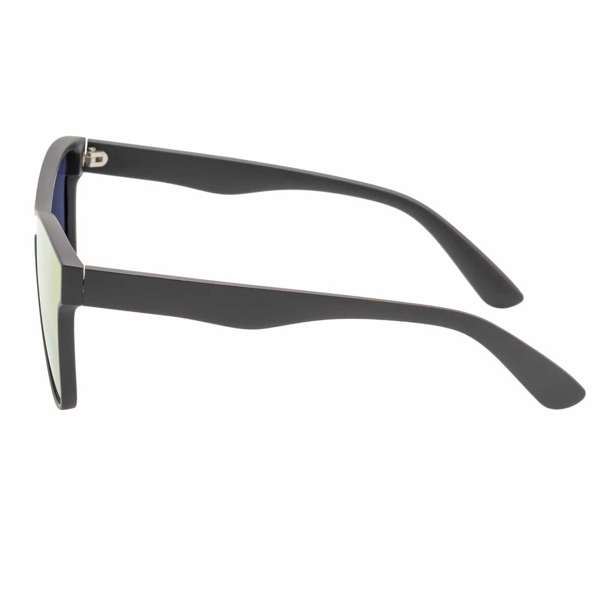 PRIME TIME - Polarized Flat Lens Sunglasses Matte Black Purple Mirror