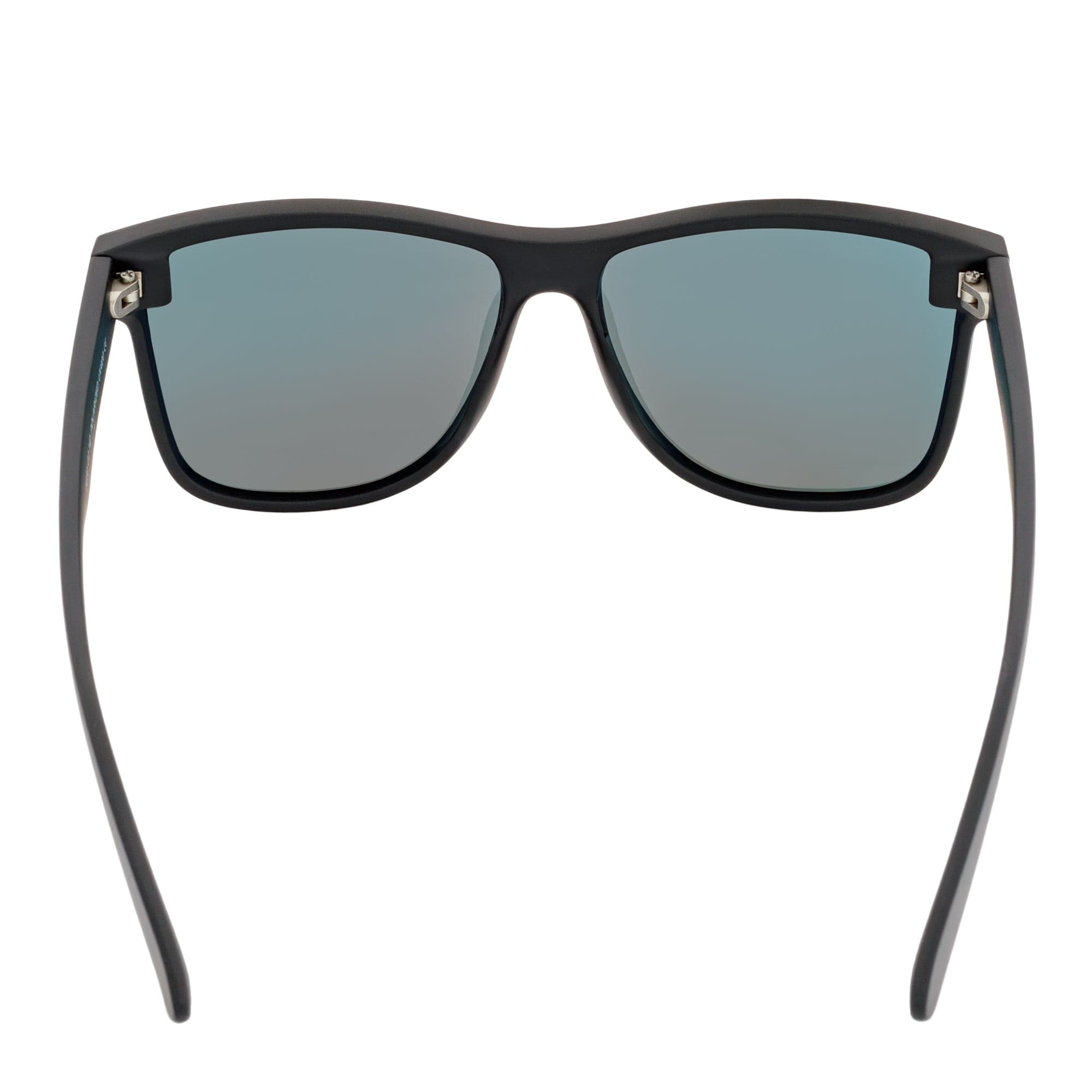 PRIME TIME - Polarized Flat Lens Sunglasses Matte Black Red Mirror - MorspecsM1001-4