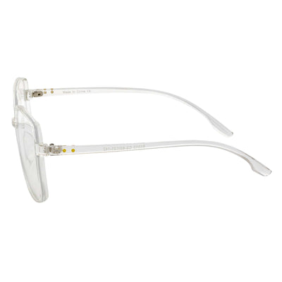 OTAKU - Large Square Glasses Blue Light Glasses Crystal Frame Clear Lens