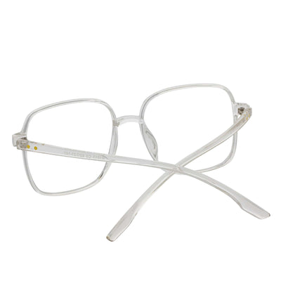 OTAKU - Large Square Glasses Blue Light Glasses Crystal Frame Clear Lens