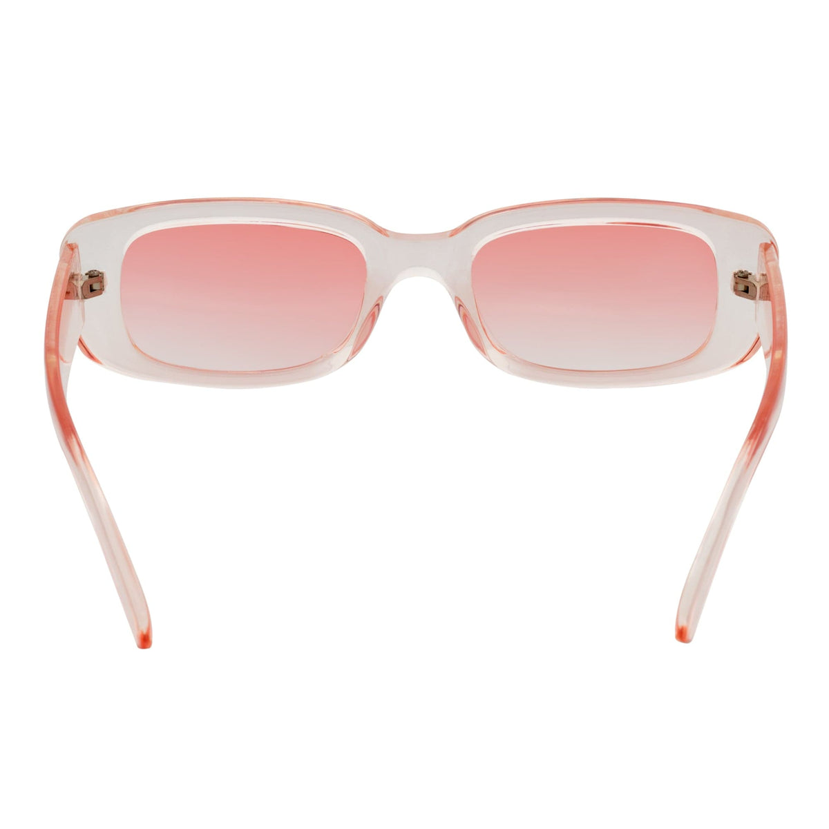 SLIM - Retro 90s Slim Small Rectangle Sunglasses Pink Pink Tint - Morspecs M1034-7