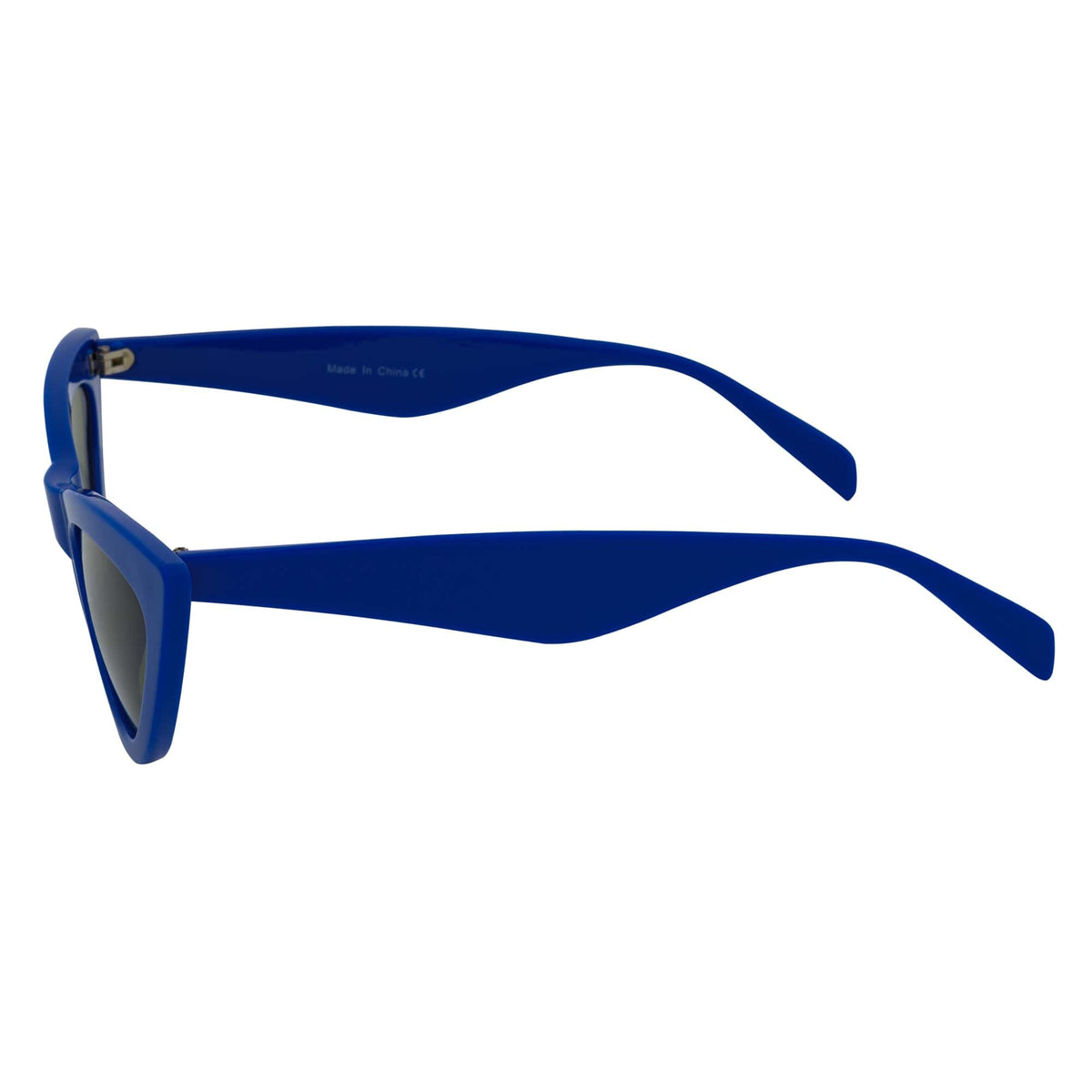 TABBY - High Pointed Retro Small Cat Eye Sunglasses Blue Green Tint